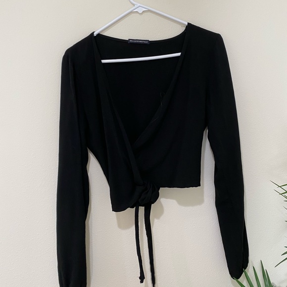 Brandy Melville Tops - Brandy Melville wrap shirt